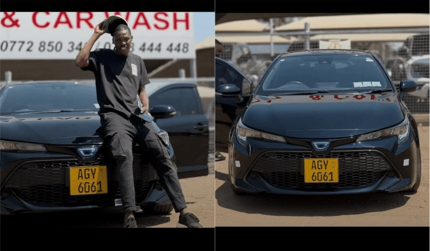 Sakupwanya Delivers Promised Toyota Aqua to Dynamos’ Mukamba