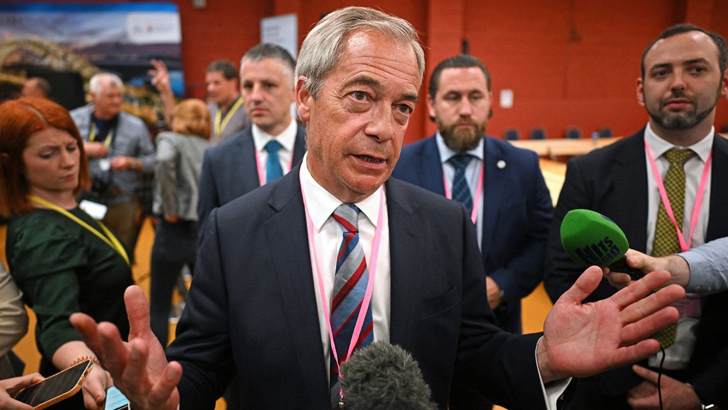Nigel Farage hails ‘historic change’ as Reform UK sweeps seats at 2026 local elections