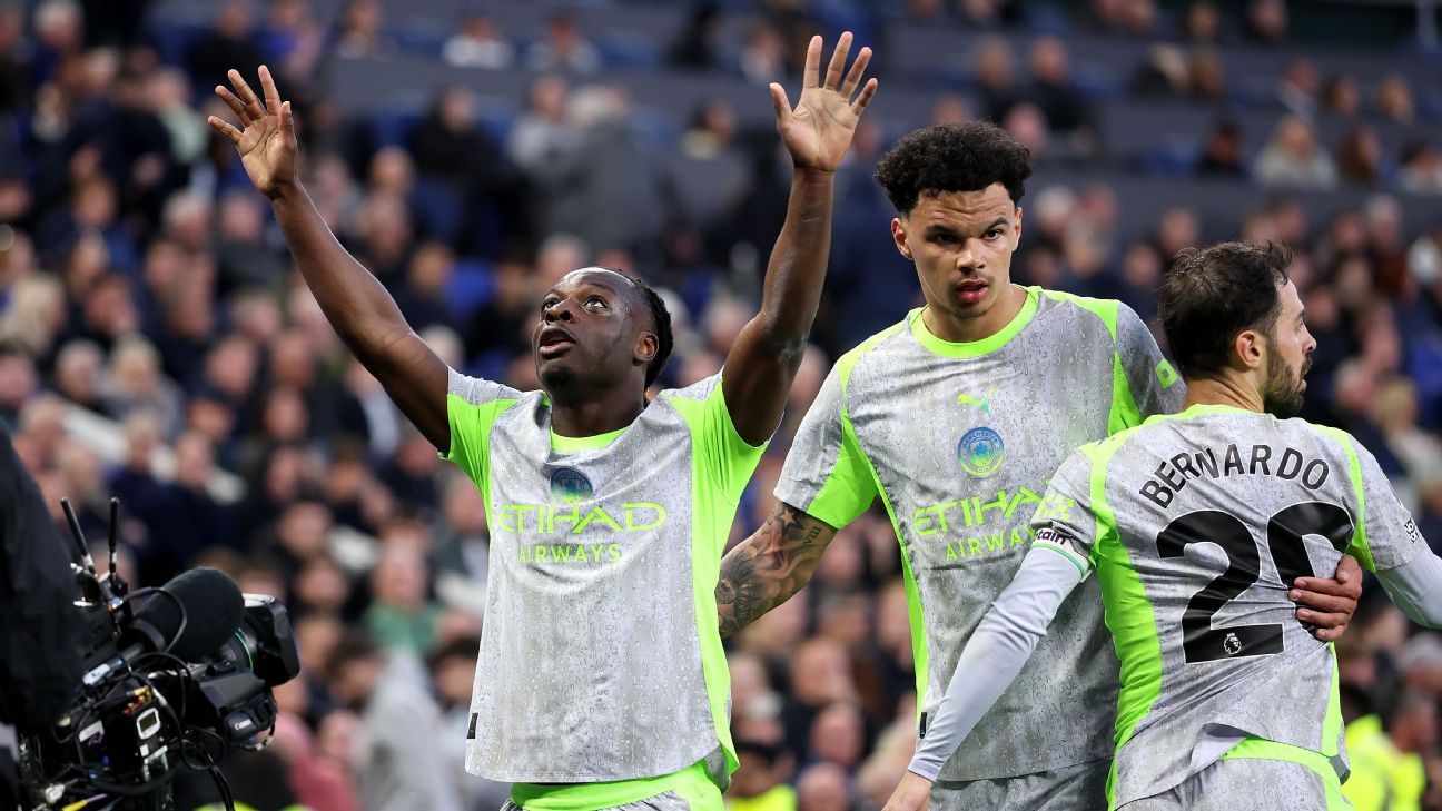 Everton and Manchester City share spoils in six-goal thriller